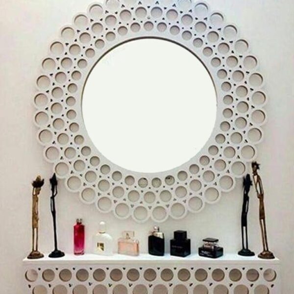 mirror with shelf