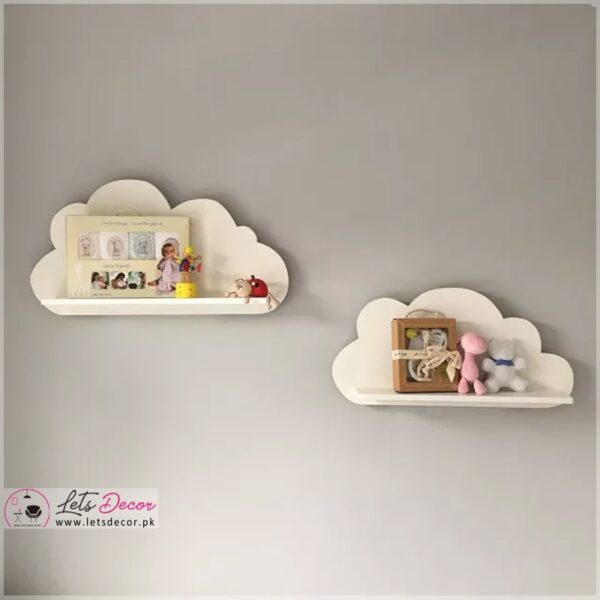 Happy Wooden cloud wall Shelves Decoration
